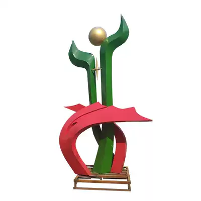 Customized large campus stainless steel sculpture square theme metal sculpture urban landscape landscape garden landscape free postage