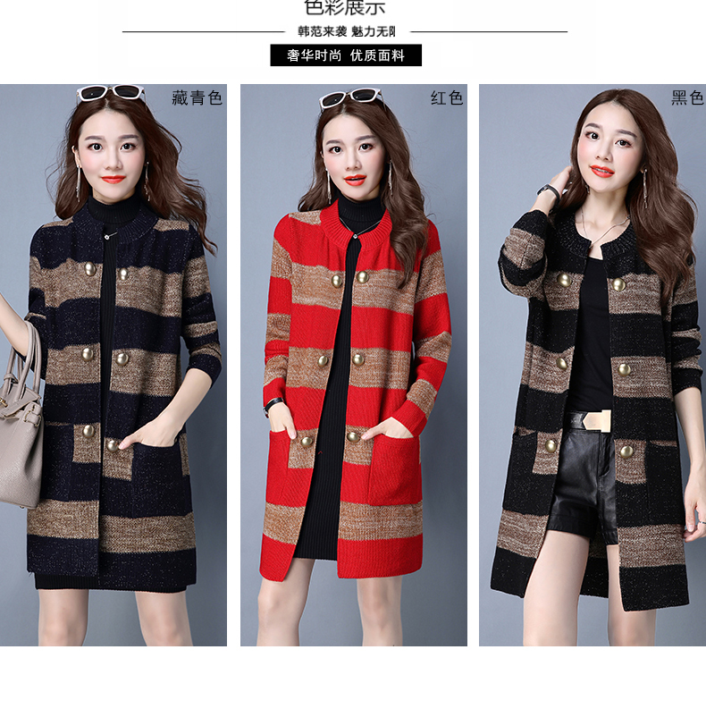 Mùa thu đông 2018 phiên bản mới của Hàn Quốc áo len cashmere dành cho nữ - Cardigan áo len cổ tim