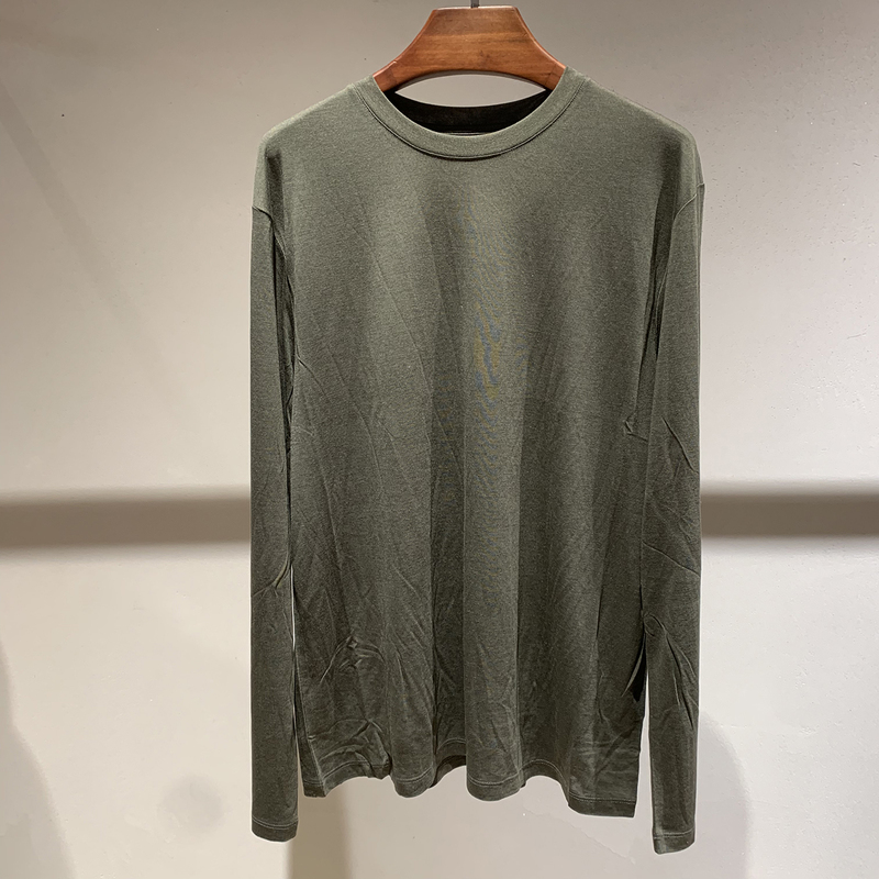 European-Style Store Actual Shot of Long-Sleeve T-Shirt for Women, Autumn 2026 New Model, Round Neck, Solid Color, Slim-Fit Top European-Style Store Actual Shot of Long-Sleeve T-Shirt for Women, Autumn 2026 New Model, Round Neck, Solid Color, Slim-Fit Top