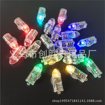 Factory direct sales 3 buttons electronic switch type LED balloon light Colorful flash extended bullet head light