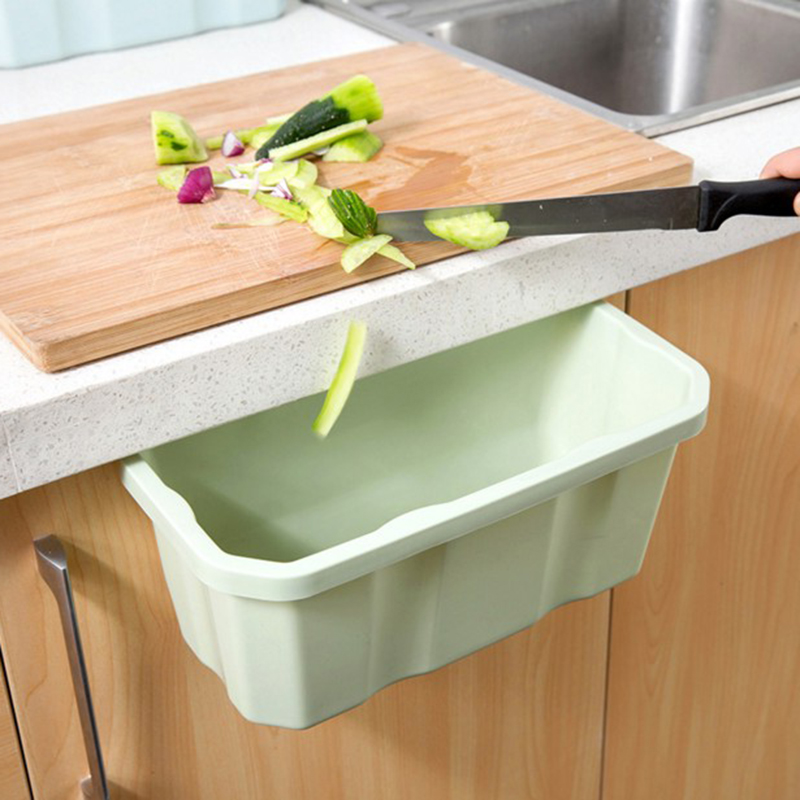 Creative Kitchen Hanging Trash Cans Overall Closet Cabinet Door Containing Box Tabletop Debris small box containing storage box storage keg