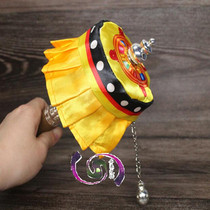 Aqing Temple hand-cranked warp wheel umbrella cover dust cover mini skirt side umbrella Treasure building Buddhist supplies