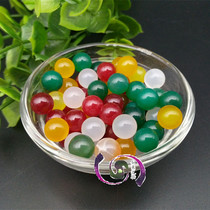 Buddhist seven treasures mash and match color round agate color round agate mix and match for Manza 50 grams