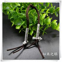 Mid-number chant Buddha counter 925 pure silver candida belle pestle counter DIY accessories 925 pure silver counter