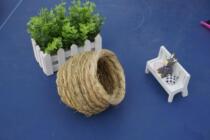 Pure handmade grass nest nest tiger skin nest tiger skin peony parrot nest Pearl nest breeding nest
