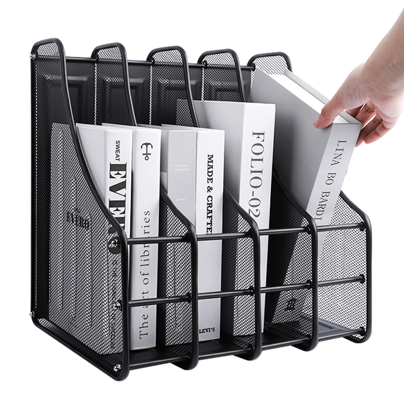 METAL FILE SHELF DESKTOP OFFICE INFORMATION FILE BOX SHELF FOLDER ARCHIVES FILE CONTAINING BOX BOOKSHELVES