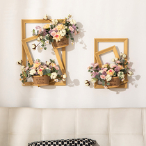 Fake flower simulation Living Room restaurant wall decoration wall wall hanging dried flower flower picture frame flower arrangement home furnishings
