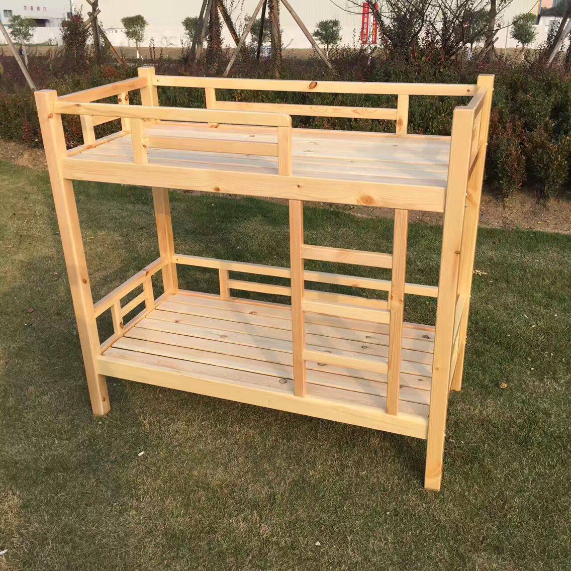 Children's bed solid wood double double kindergarten special bed for up and down laying children's nap toddler wood bed