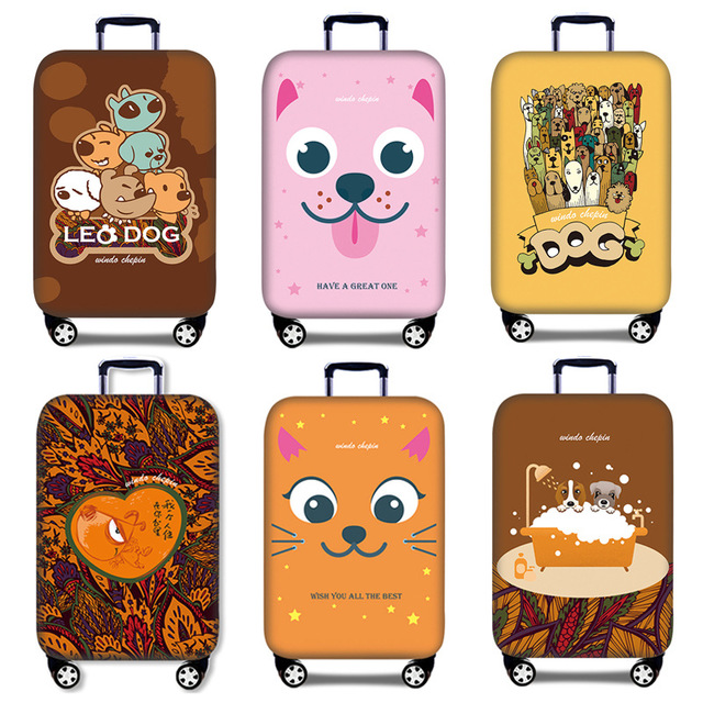 Elastic suitcase protective cover trolley suitcase cover dust cover bag 20 24 28 inch 30 inch thick wear-resistant