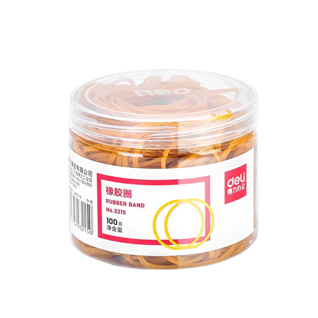 Deli latex ring office supplies rubber bands with high elasticity