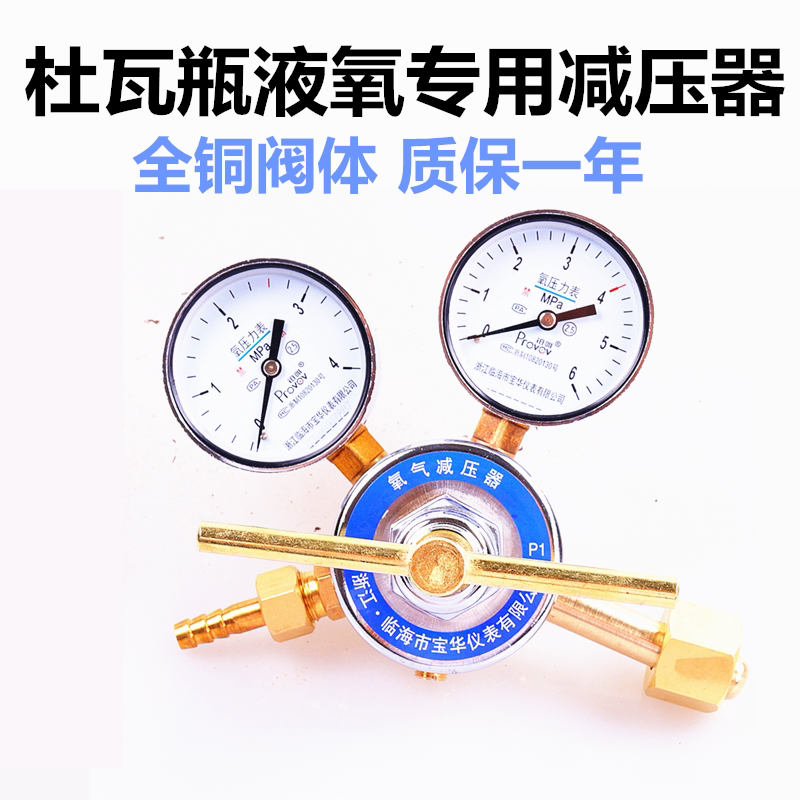 Duwa Bottle and Tank Liquid Oxygen Pressure Reducing Valve Liquid Nitrogen Low Temperature Pressure Reducer Yqd-782 Fish Car Transportation Laser Cutting Accessories