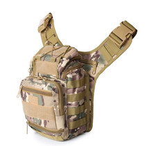 Outdoor multi-fonctions tactiques biaisé étang selle sac camouflage caméra paquet cavalerie cavalerie cavalerie cavalerie chevauchant grand sac à dos simple épaule