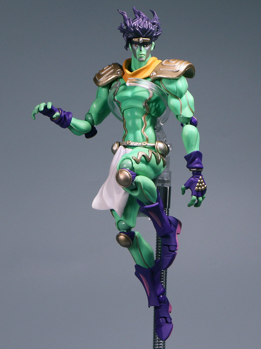 Военные игрушки для детей jojo的奇幻冒险 空条承太郎 白金之星超像可动big大尺寸 模型 Wolf cartoon
