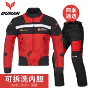 Áo khoác DUHAN phù hợp với xe máy Duhan Jersey phù hợp với nam mùa đông quần áo xe máy chống xe máy - Xe máy Rider thiết bị