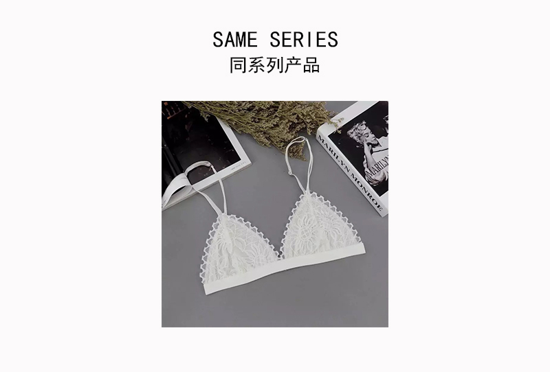 Bí mật của bạn Bralette siêu mỏng ren tam giác cup bra mà không có vòng thép nhỏ thoải mái ngủ bộ đồ lót