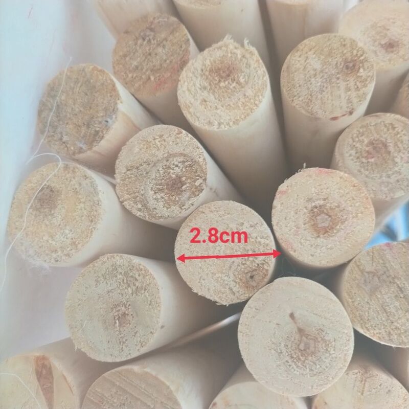 Wooden Sticks, Round Wooden Sticks, Solid Sticks, Old-Fashioned Mop, Broom Accessories, Clothes Hanging Rods, Round Wooden Strips, Decorative Fitness Martial Arts