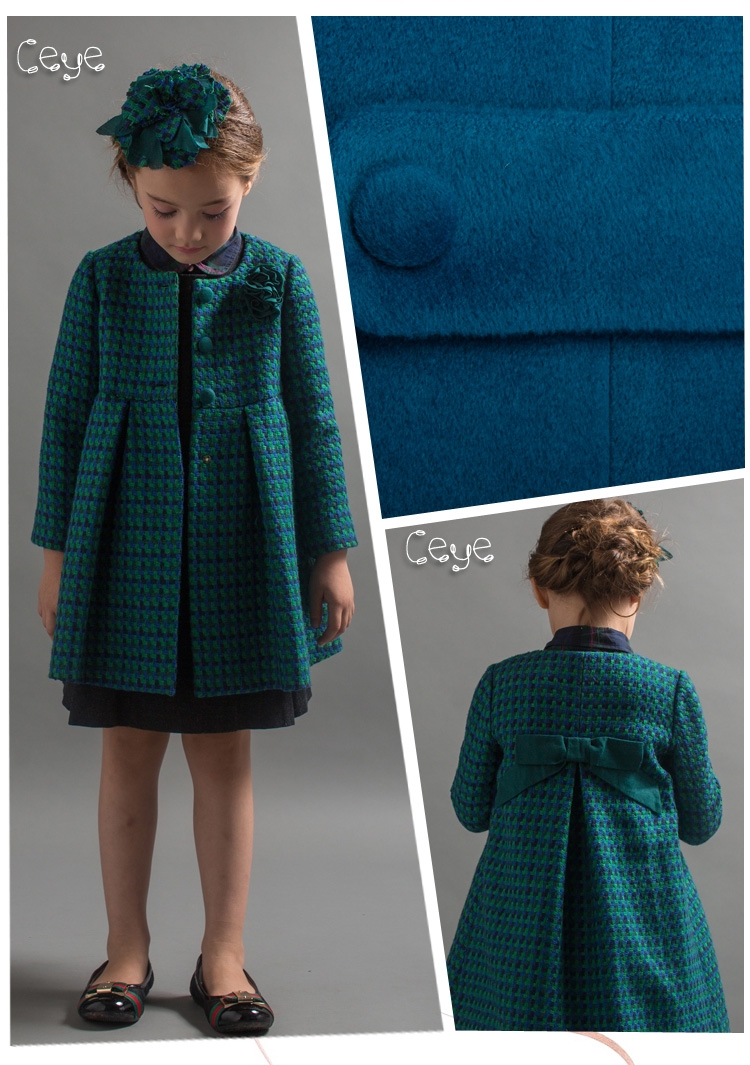 Manteau pour fille CEYE KIDS en laine - Ref 2162208 Image 19