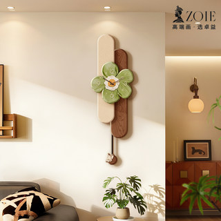 French-Style Vintage Living Room Wall Clock 2026 New Model Retro Art Dining Room Creative Silent Clock Pendulum Clock Wall Watch