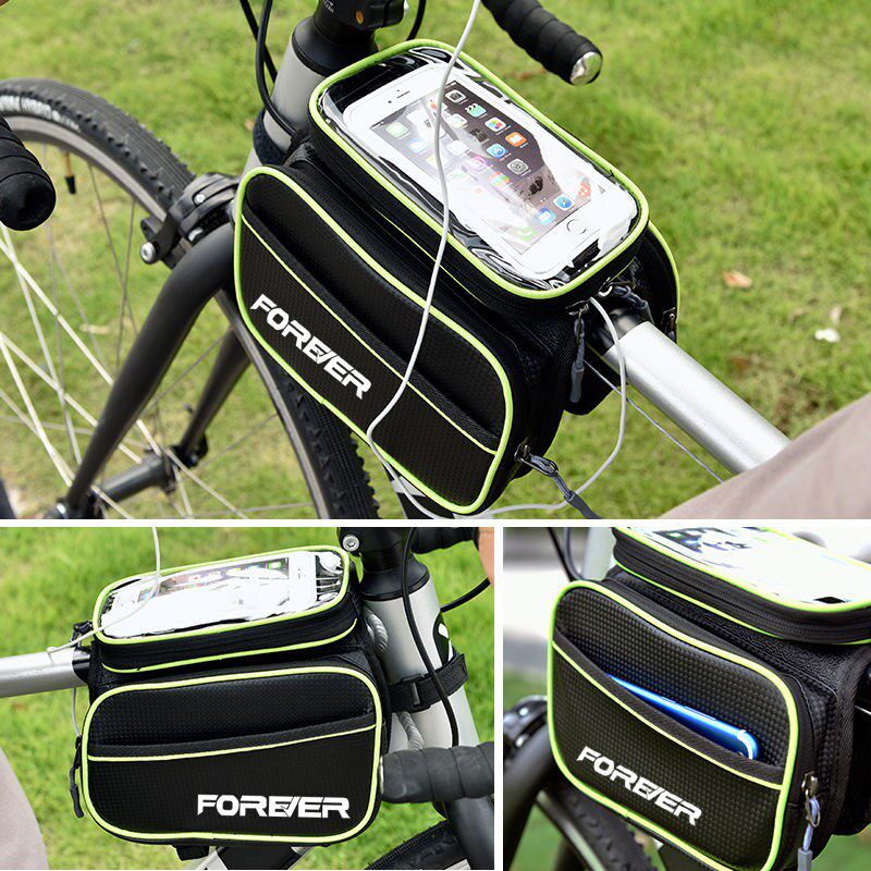 Climbing Bike Riding Bag Front Beam Bag Upper Tube Packaging Accessories Large Fully Waterproof Bag Bike Cross Beam Big Bar Bag
