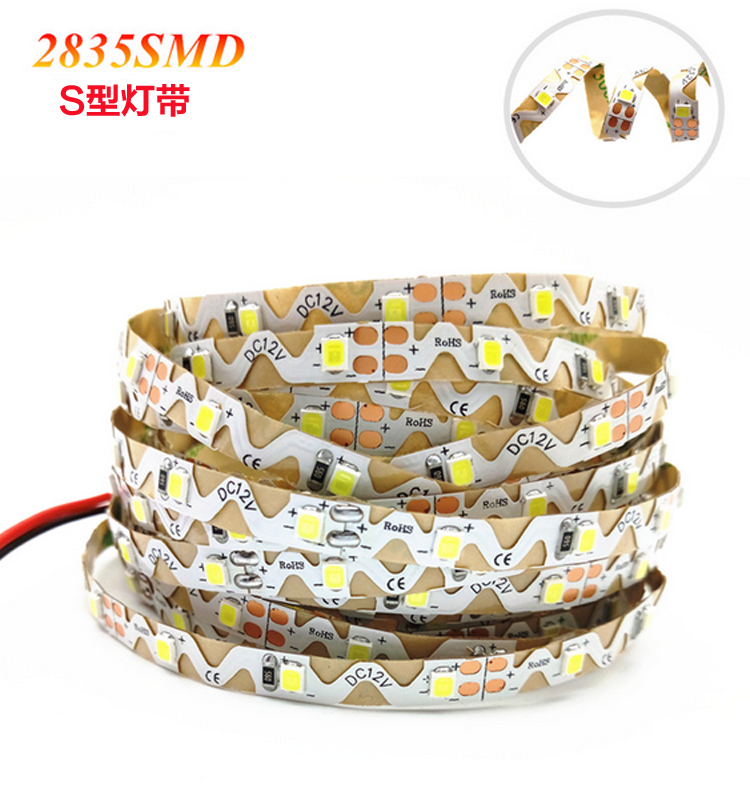 12V lamp with LED light strip LED luminous character lamp with light source luminous word S type soft light strip 2835 lamp with bendable