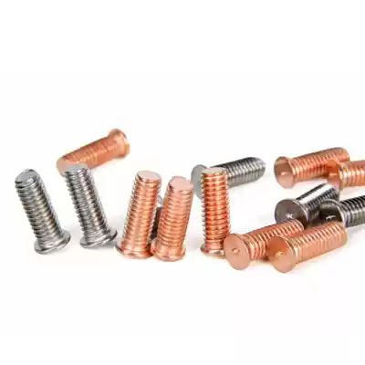 Copper-plated 304 stainless steel welding screw spot welding nail seed welding stud welding stud electric welding M3M4M5M6M8