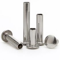  304 stainless steel semi-hollow rivet GB873 round head rivet Hollow rivet rivet head m2m3m4m5m6