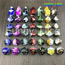 New magic running group dice multi-faceted gem series color cesulus call DnD dice wish explosion