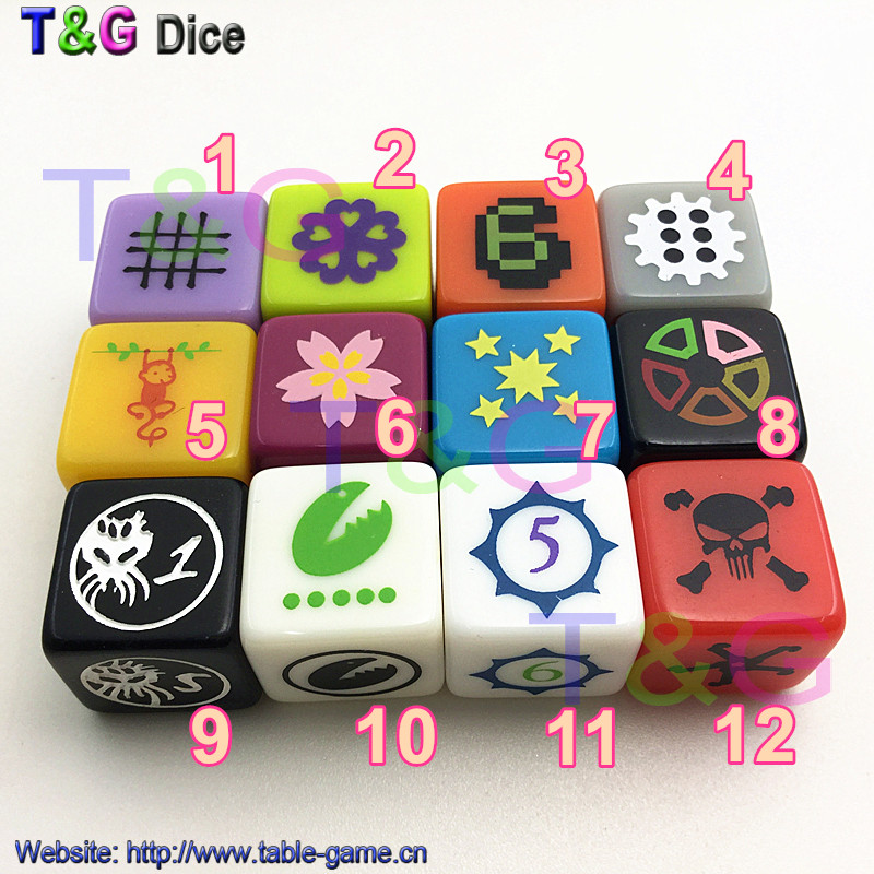 Design custom made product payment hyperlink Board game accessories custom made dice
