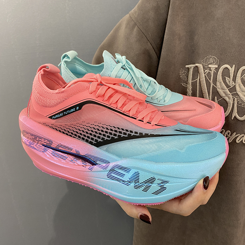 Youth Wear-Resistant, Non-Slip, Shock-Absorbing, Rebound Racing Running Shoes for Men and Women, Versatile, Ultra-Light, Breathable, Couple Sports Shoes, Trendy