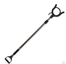 Security stainless steel anti-riot steel fork Campus security security arrest equipment Telescopic foot fork Neck fork