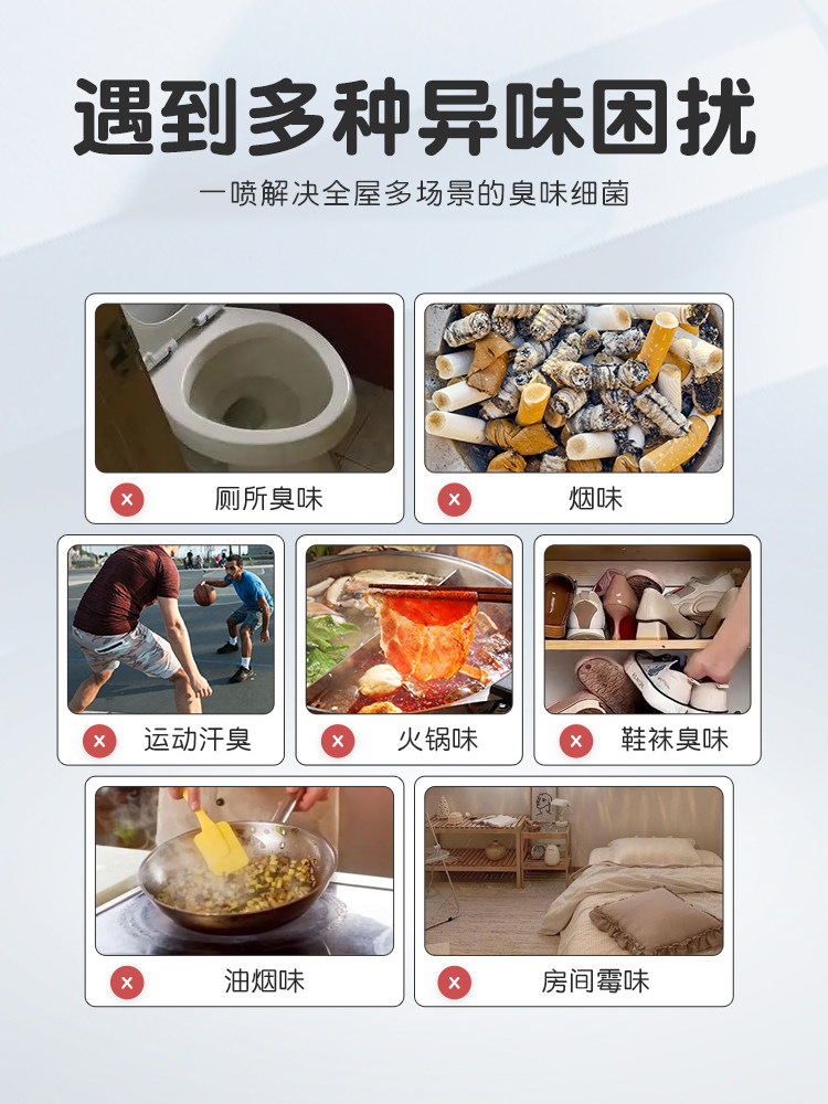 New Mattress Deodorizer, Latex Mattress Bed Sheet Odor Removal Spray, Removes Musty and Moldy Smells from the Bed