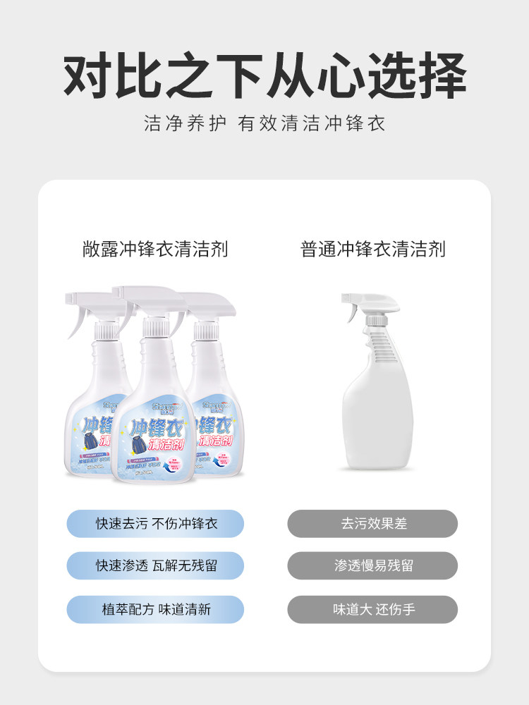 Waterless Jacket Cleaning Agent, Special Detergent for Jeep, Does Not Damage the Coating, Dry Cleaning Agent for Jeep Windproof Mountaineering Clothing