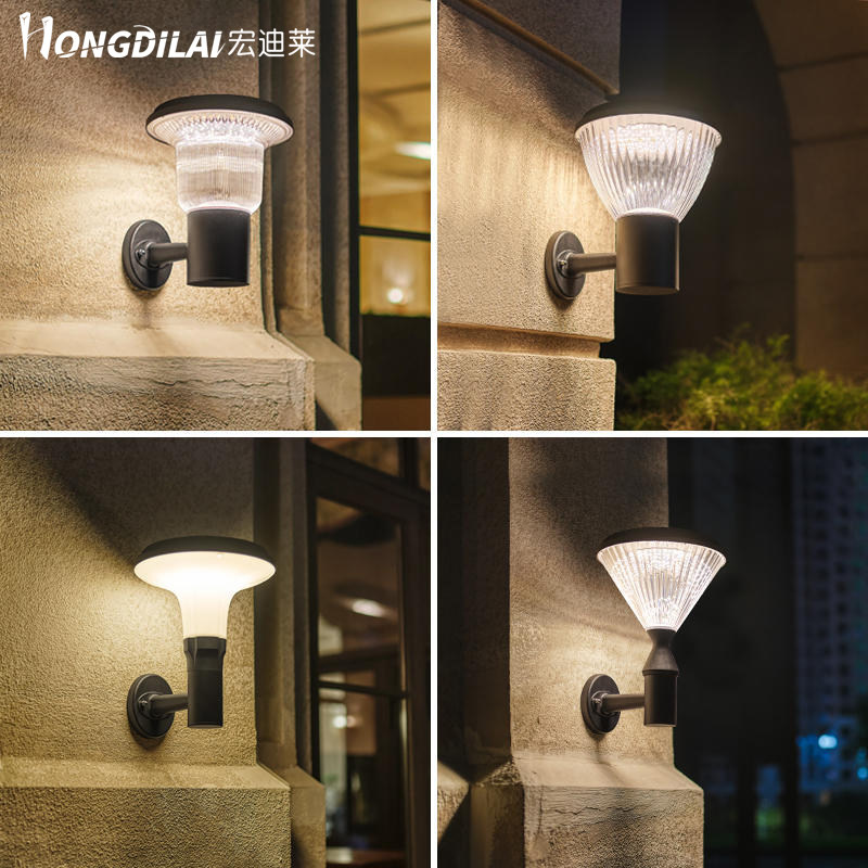 太阳能壁灯庭院灯门灯室外葡萄架花园灯别墅围墙led户外防水壁灯