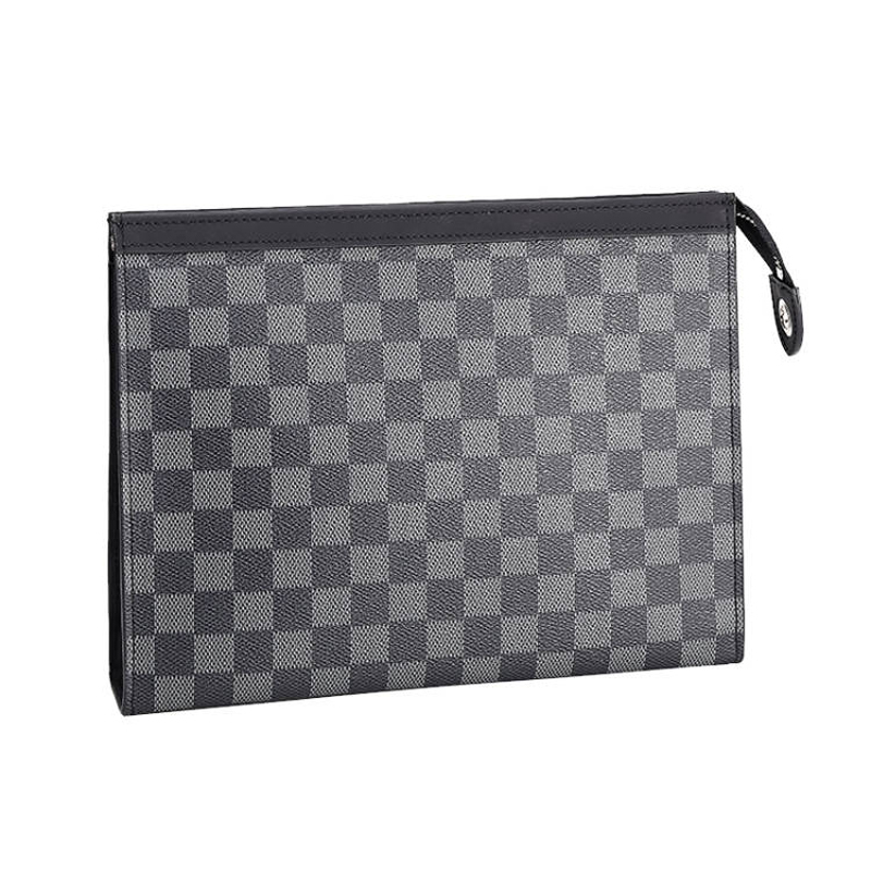 New Style Men's Handbag, Genuine Leather Luxury Brand, Large Capacity, High-End Long Clutch Bag, Mini Clutch Wallet for Men