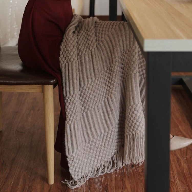 Knitted Throw Thread Blanket Bed Sofa Nap Blankets Tapestry-阿里巴巴