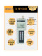 American Jenco6010M/6250M portable pH meter tester acidity meter pH meter 6360