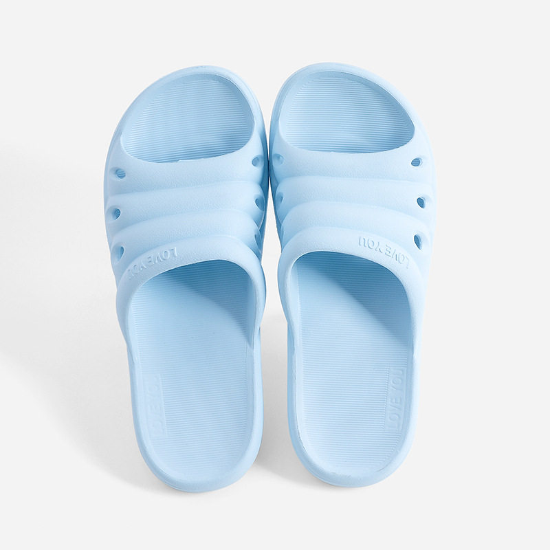 Vietnam imports rubber slippers for men and women lovers Summer home Soft bottom non-slip slippers Home Bathrooms Bath Thick