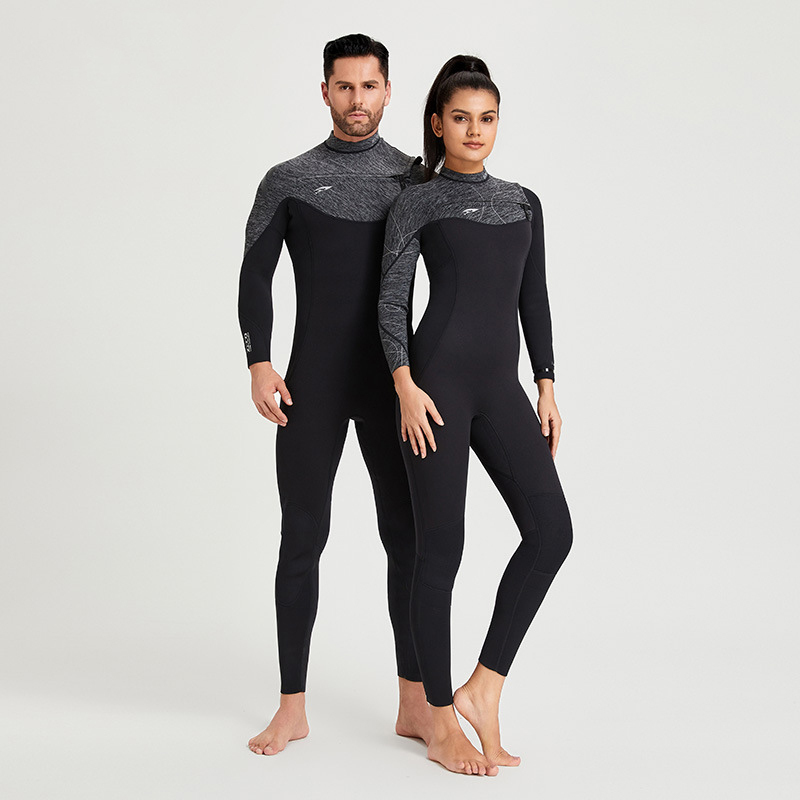 3/2mm Professional Surfing Paddleboard Sailing One-Piece Wetsuit for Men and Women Swimming Snorkeling Cold Protection Sun Protection Thickened Wet Suit