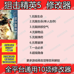 Sniper Elite 5 Modifier Steam Official Version Single Player Win Computer Assistance Tool Technology (Game Not Included)