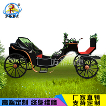 Royal carriage Human mountain wheel car pedal Jeep electric four-wheeler adult exhibition car decoration