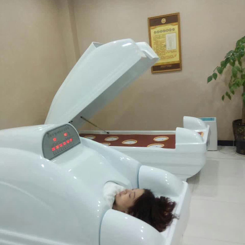 Lifelike Far Infrared Smoke-free Moxibustion Bed Moxibustion Bin Fumigation Bed Moxibustion Space Barn Full Body Physiotherapy Sweat Steam Cabin