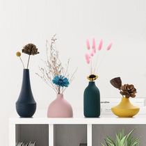 Desktop small vase creative dry flower decoration parts Nordic modern home decoration living room in flower cabinet setting