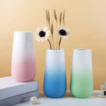 Minimalist modern white creative artistic table living room Ceramics Flower Arrangement Bottle Nordic Wind Swing flowers Water Nourishing Dried Flowers