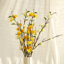 Fake flower simulation bouquet single living room indoor table decorations floral vase flower arrangement three sets of spring flowers