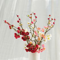 Living room decoration plastic simulation floral ornaments indoor decoration dry bouquet coffee table table fake flower proud bone plum