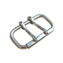 Double needle belt buckle Stainless steel belt buckle Hypoallergenic belt accessories 10 2cm