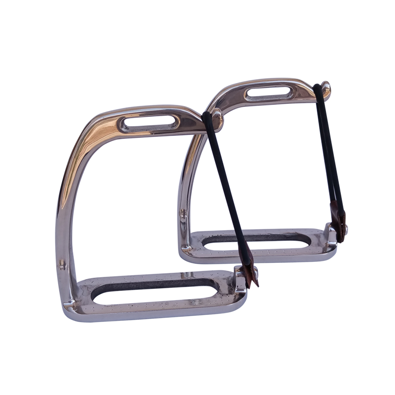 Horseshoe Stainless Steel Safe Horse Stirrup Jacquard-free anti-slip saddle footstool equestrian items saddle accessories Ma pedalling