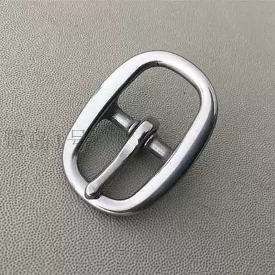 18mm day Pin button oval belt buckle stainless steel bag belt buckle
