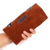 Машинка для стрижки волос, матовые ножницы, кожаная маленькая сумка клатч, складная сумка