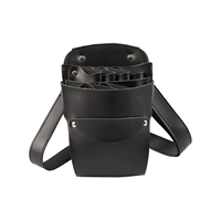 Черные (6-битные) ножницы для кожи втирание P016